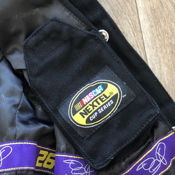 Crown Royal, NASCAR, Vintage, Y2K, Pit Crew, Racing Team Jacket, Mens, M, RARE - Picture 12 of 17